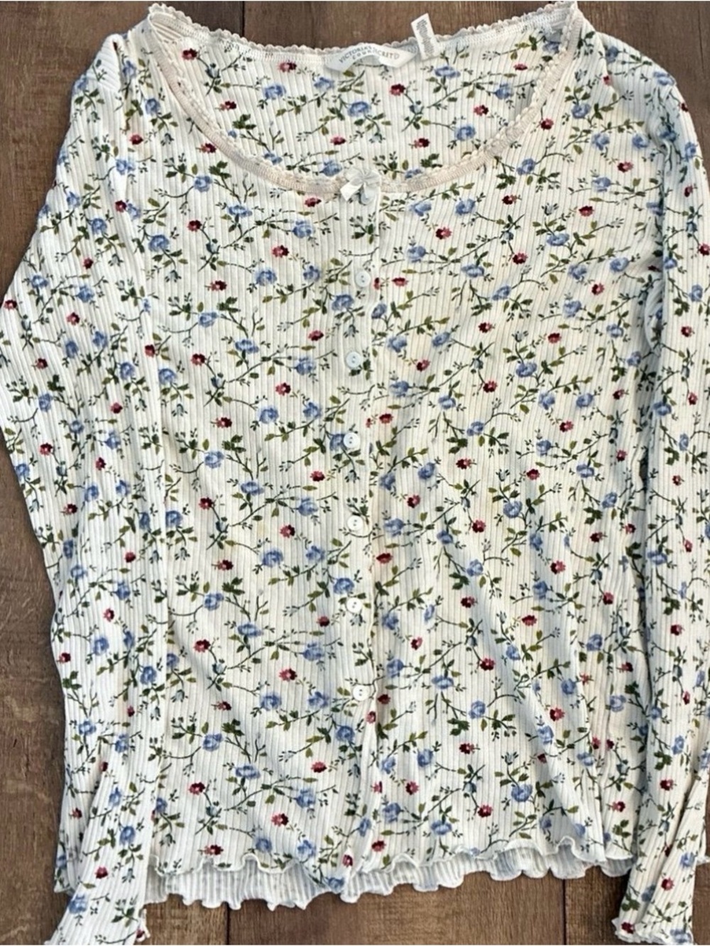 Victoria's Secret Country Vintage 90s Y2K Henley Top medium m